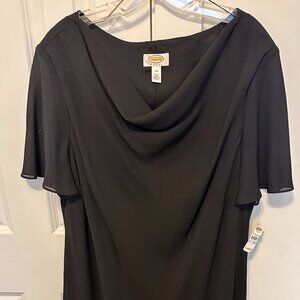Talbots Woman Black Formal Dress